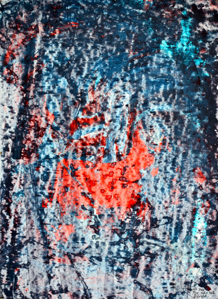 Das rote Kalb fluechtet